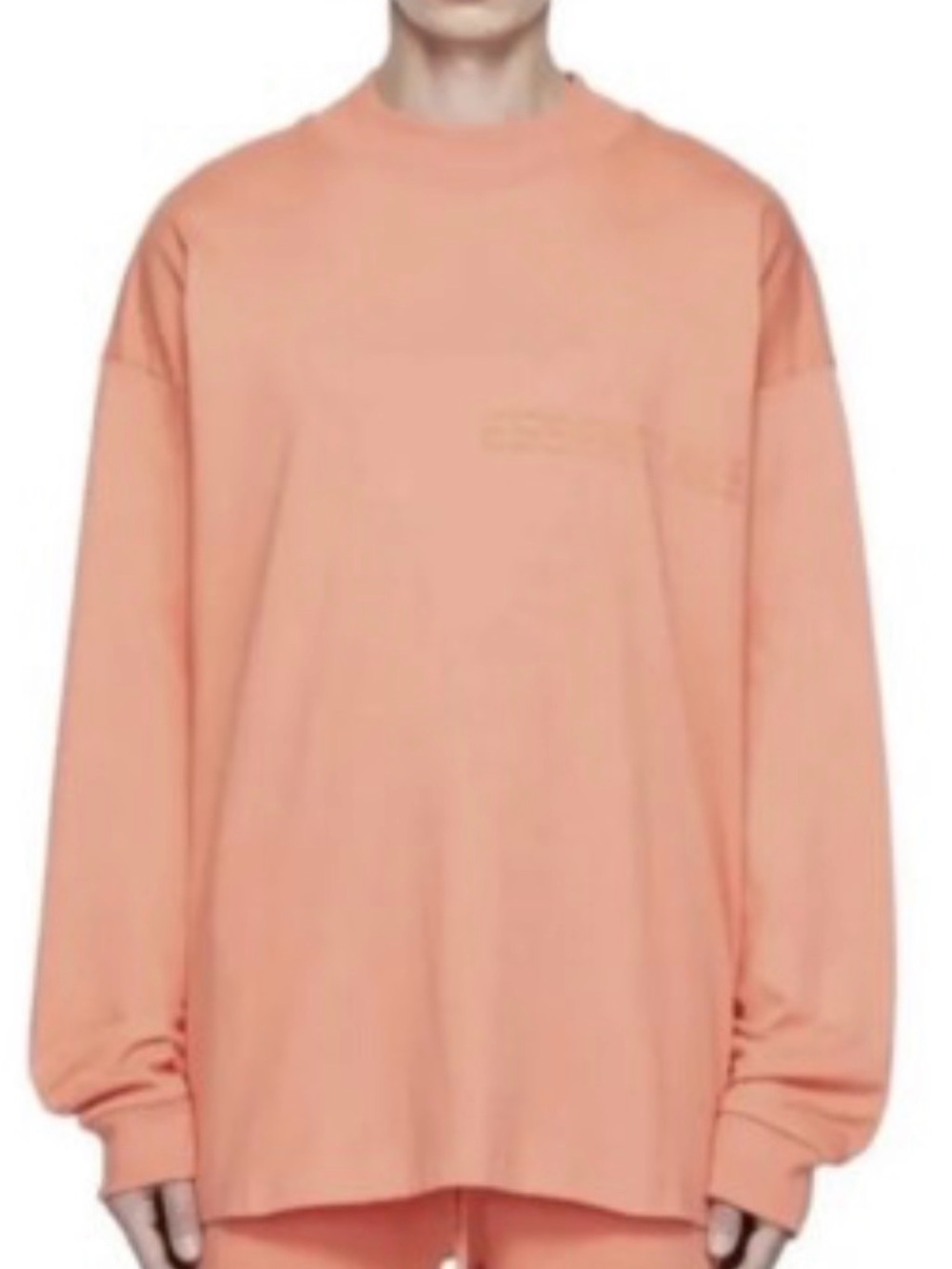 Fear of God Long Sleeve Tee - coral